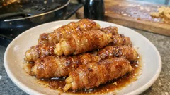 豚ロース薄切りでくるっと簡単。しょうが香る甘辛「豚のしょうが巻き」