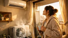 エアコン暖房の温風が出ないのは故障じゃない 霜取り運転の見分け方と待つ目安