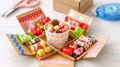 開けた瞬間に歓声が出るびっくりお菓子ボックスの作り方