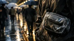 100均シャワーキャップでバッグを雨から守る簡易レインカバー術