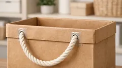 紙袋が増える悩みを解決する穴あけ収納ボックスの作り方