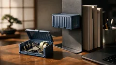 セリアのミニチュアコンテナが机の小物入れに最適だった話