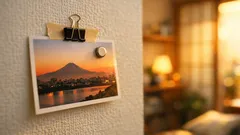 賃貸でも壁に穴を開けない飾り方 クリップ×マステ×磁石で写真を飾るコツ