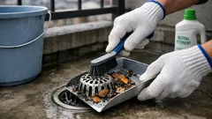 雨の前日にやるだけで安心 ベランダ排水口の詰まりを防ぐ掃除手順