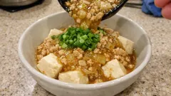 だし香る「豆腐の和風そぼろあんかけ」—レンジで温めて最後まであつあつに