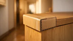 引っ越しの壁キズを防ぐ、余ったダンボールで作る簡易コーナープロテクター