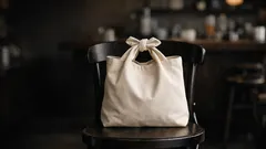 トートバッグの中身が丸見えを防ぐ結び方4ステップ、外出先でもすぐできる