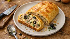 じゃがいも×ツナをパイで包むだけ：サクほくポルペットーネの焼きレシピ